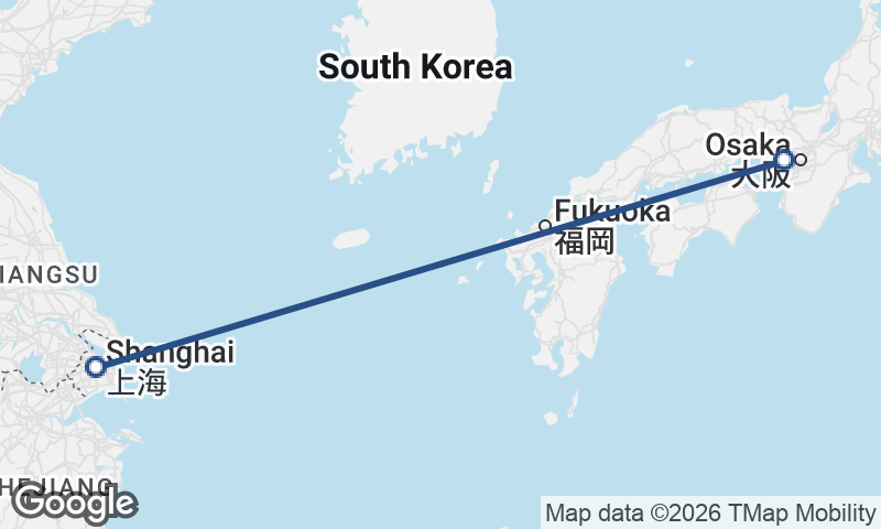 Kōbe to Shanghai