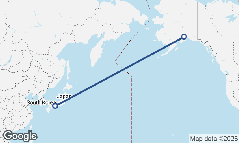 Kōbe to Anchorage
