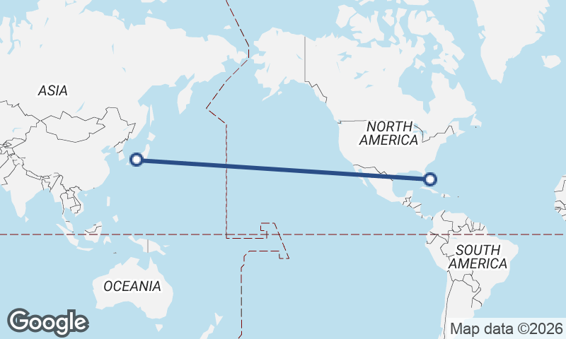 Ōsaka to Freeport City