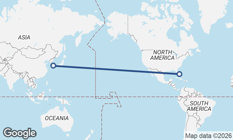 Busan to Freeport City