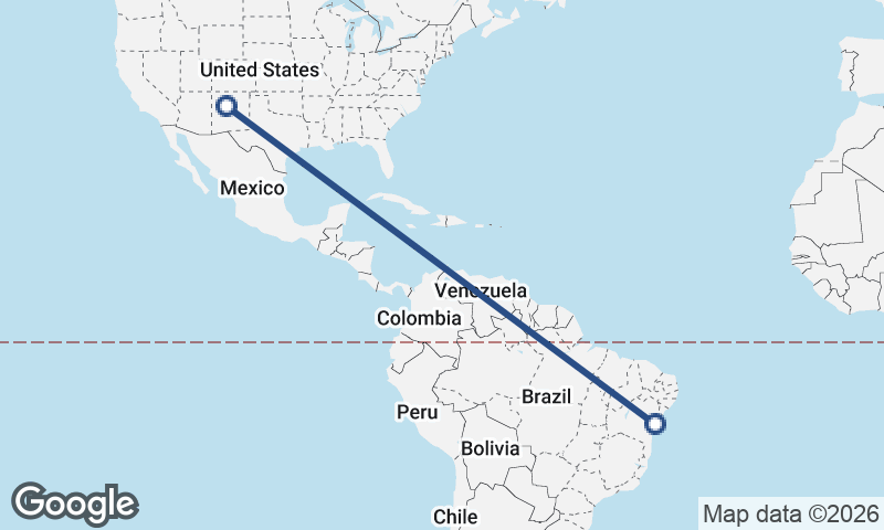 Albuquerque to Salvador