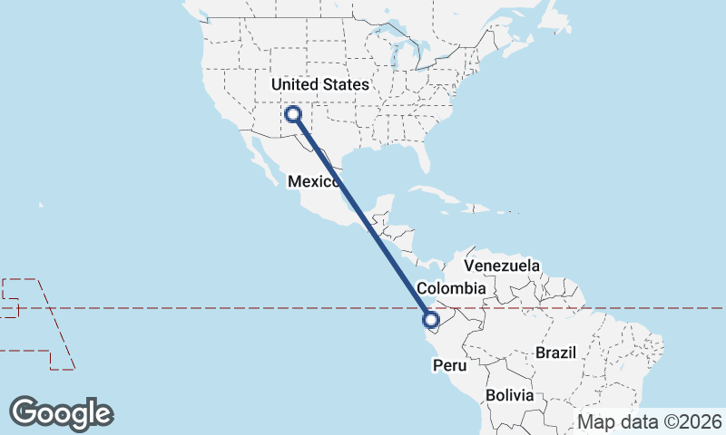 Albuquerque to Guayaquil