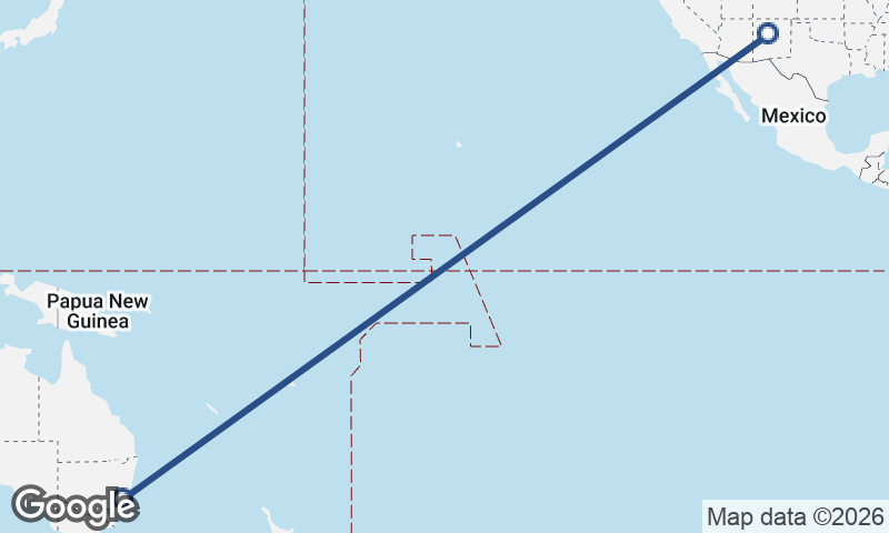 Albuquerque to Sydney