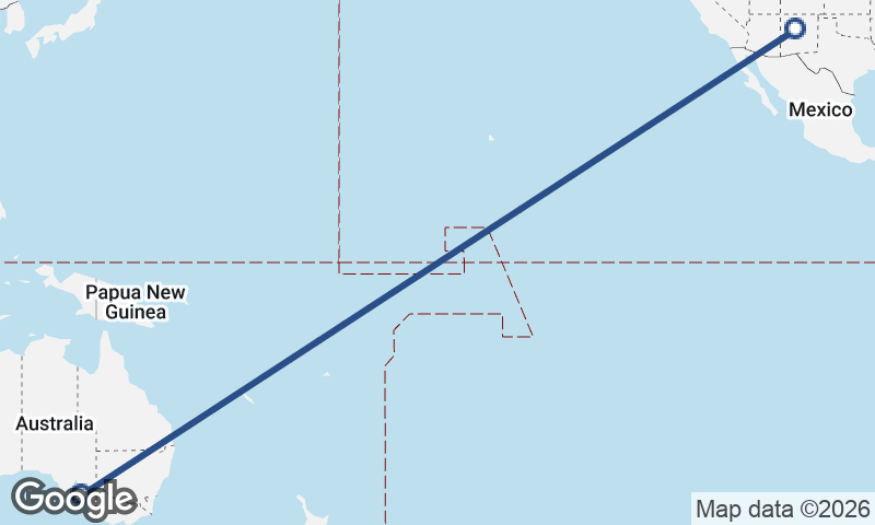 Albuquerque to Adelaide