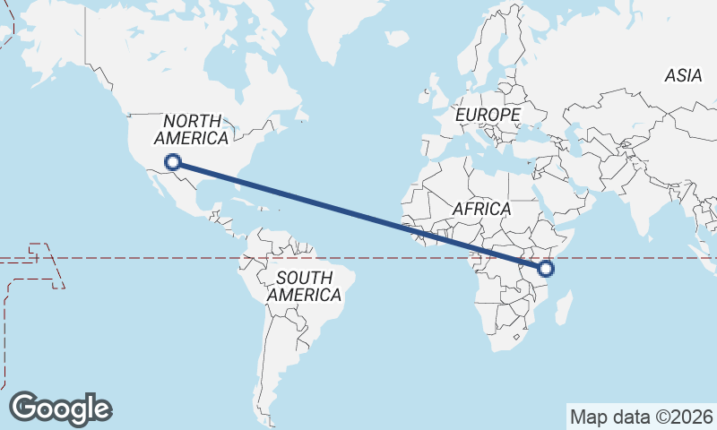 Albuquerque to Mombasa