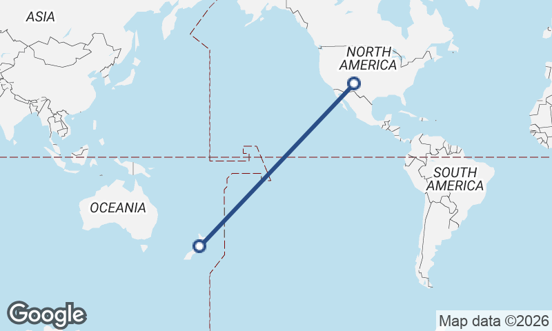 Albuquerque to Wellington