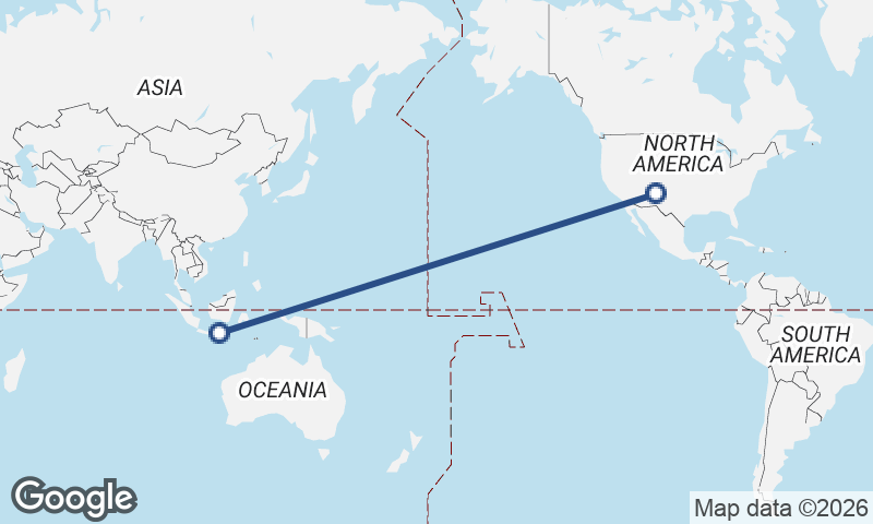 Albuquerque to Surabaya