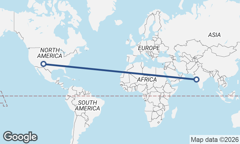 Albuquerque to Mumbai