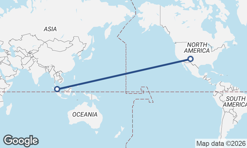 Albuquerque to Kuala Lumpur