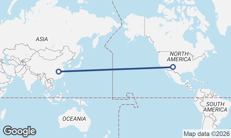 Albuquerque to Wuhan