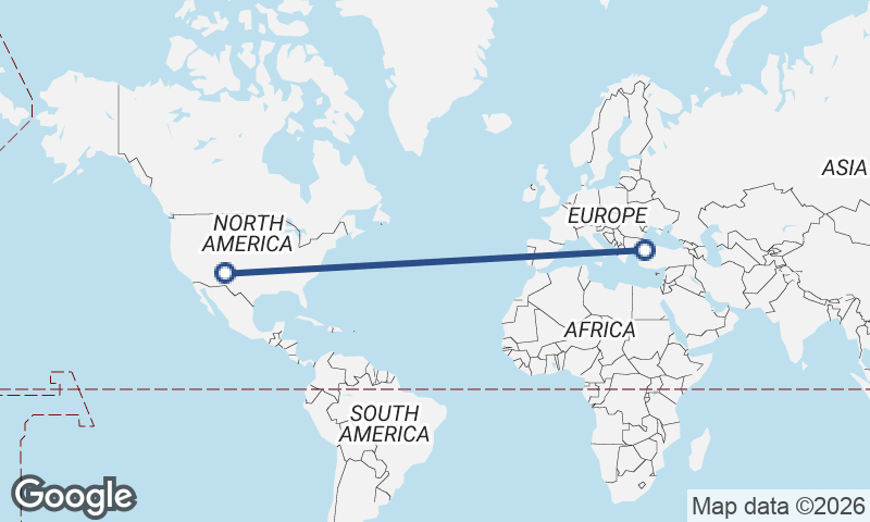 Albuquerque to Istanbul