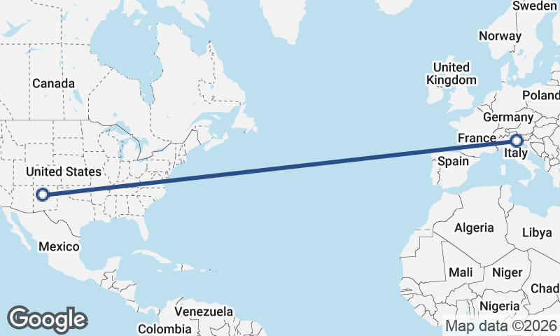 Albuquerque to Venice