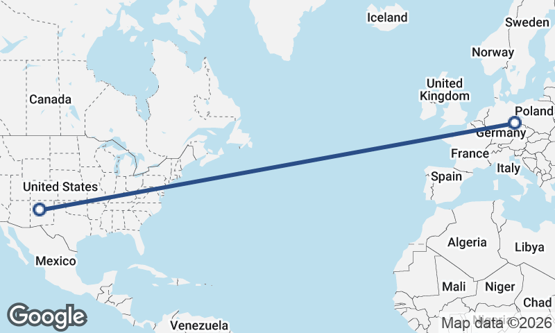 Albuquerque to Dresden