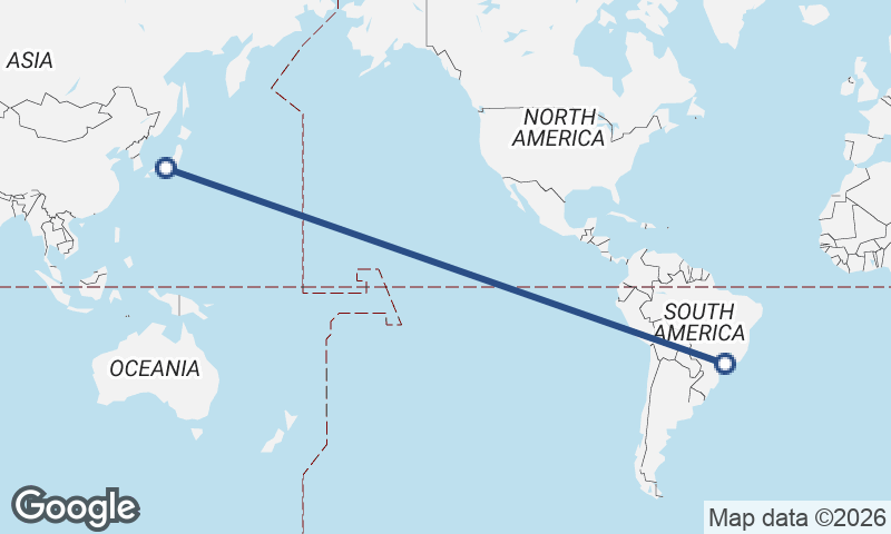 Nagoya to São Paulo