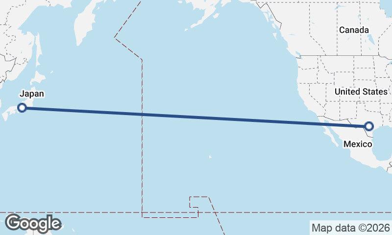 Nagoya to San Antonio