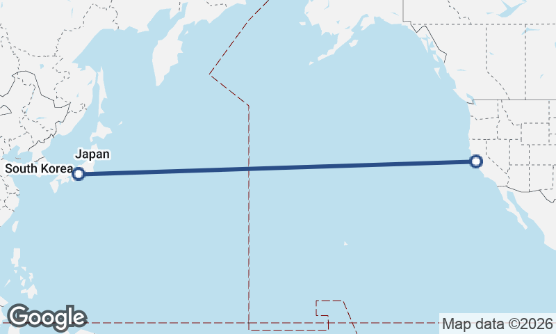 Nagoya to San Francisco