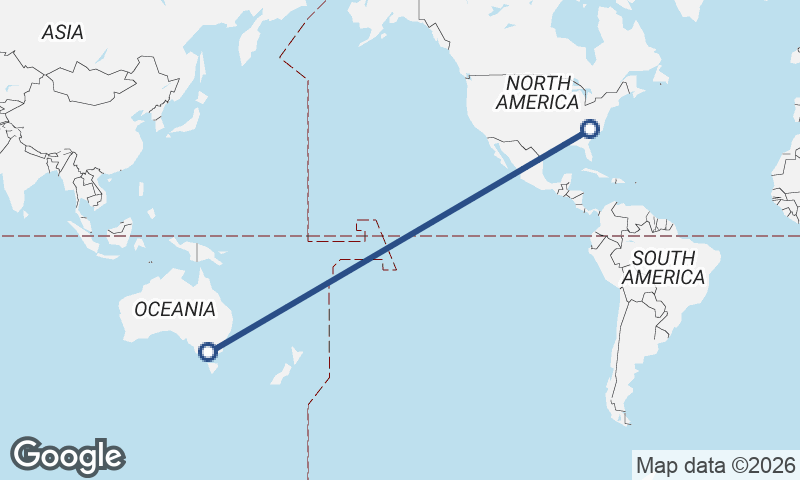 Charlotte to Melbourne