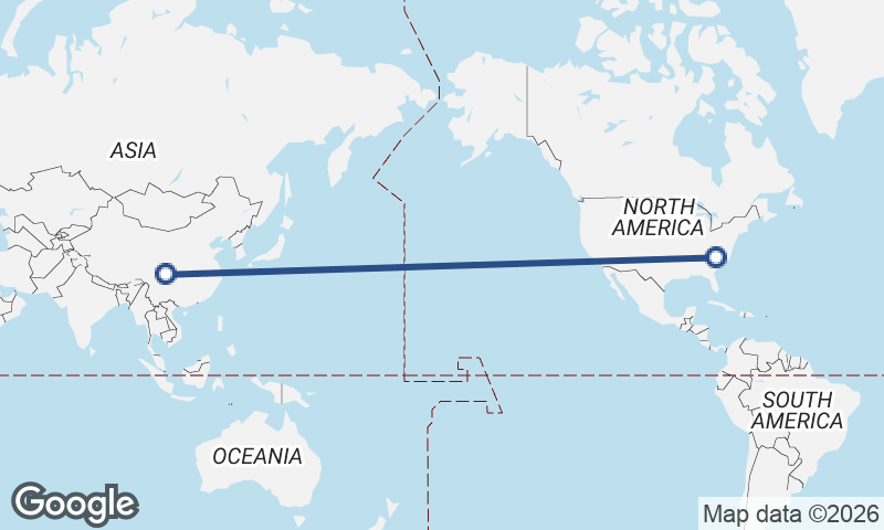 Charlotte to Chengdu