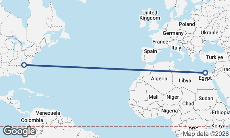 Charlotte to Alexandria