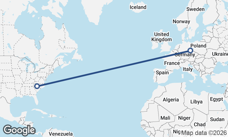 Charlotte to Dresden