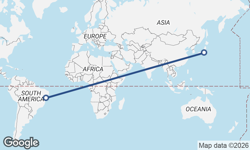 Yokohama to Salvador