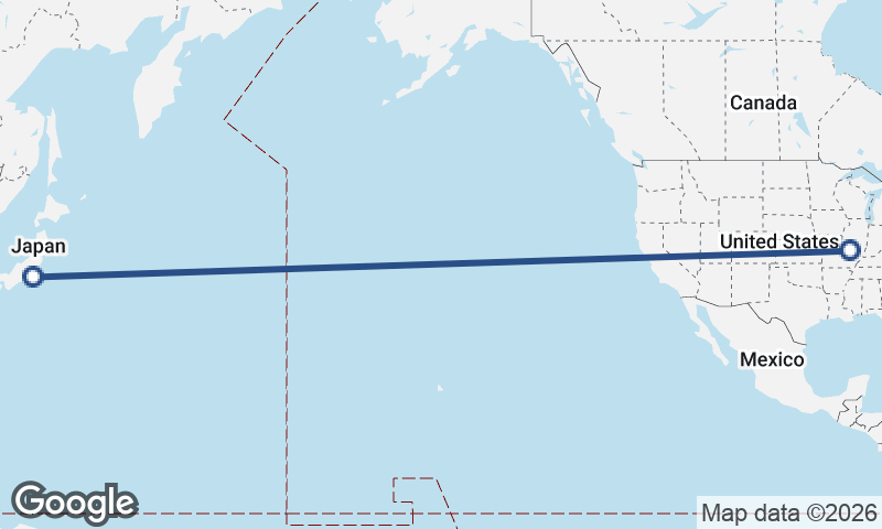 Yokohama to St. Louis