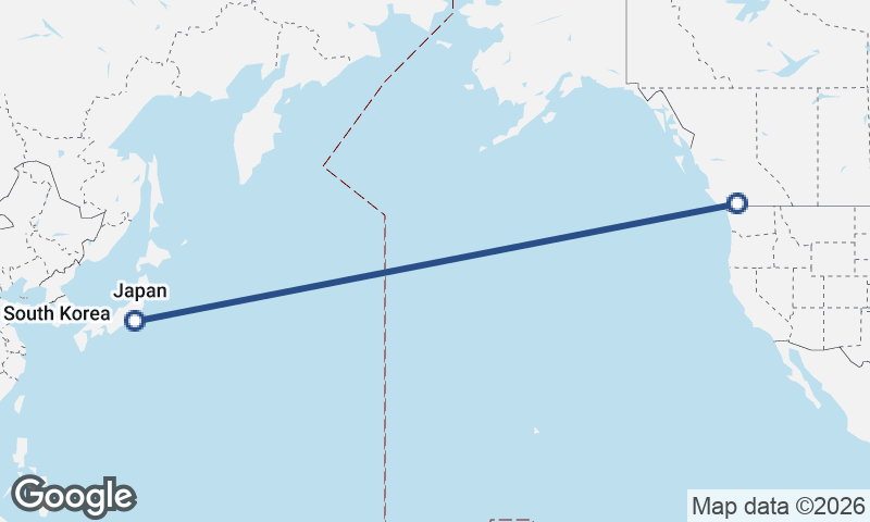 Yokohama to Vancouver