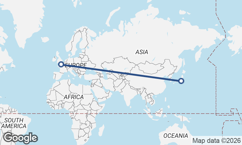 Yokohama to Le Havre