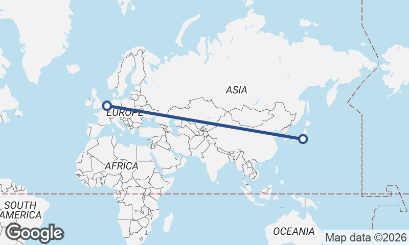 Yokohama to Rotterdam