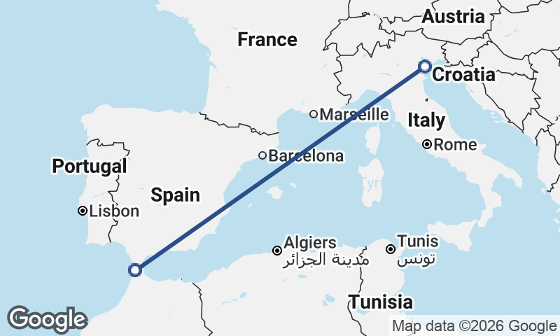 Tangier to Venice