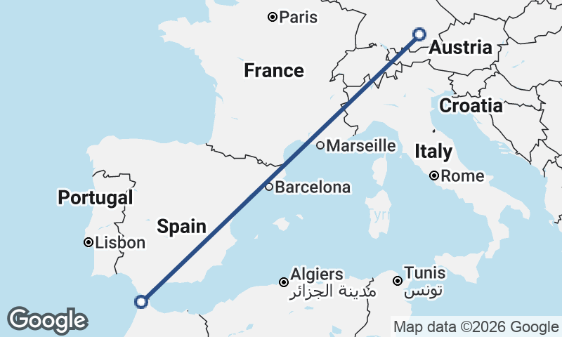 Tangier to Munich