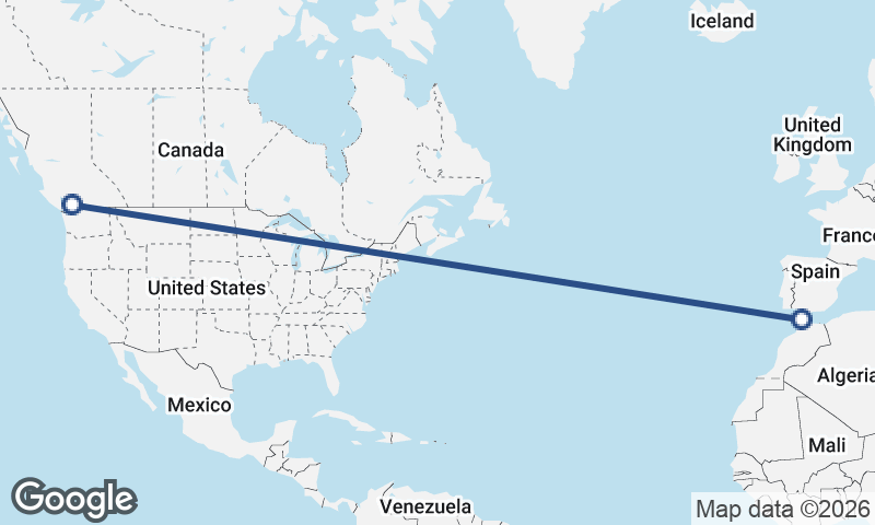 Tangier to Vancouver