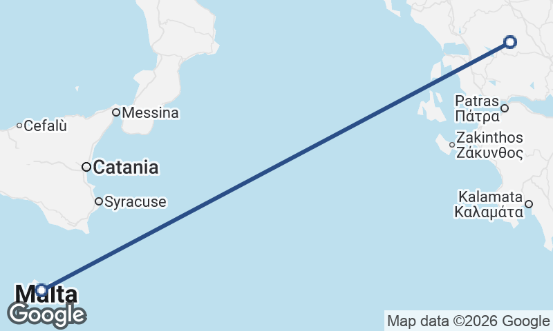 Malta to Greece