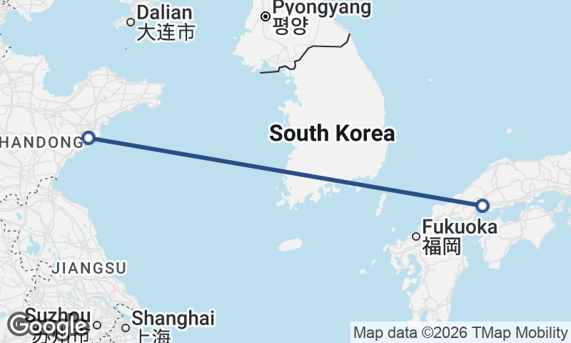 Qingdao to Hiroshima