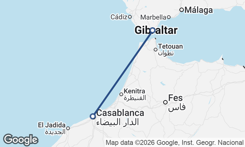 Algeciras to Casablanca
