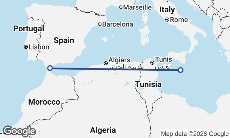 Algeciras to Valletta