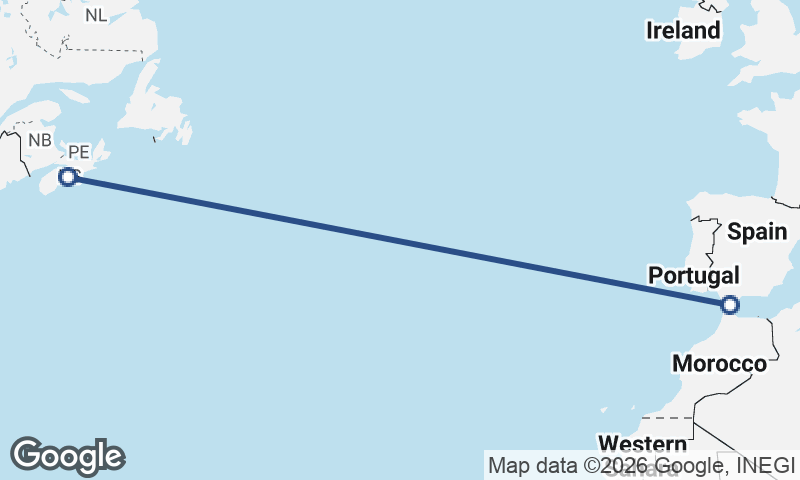 Algeciras to Halifax
