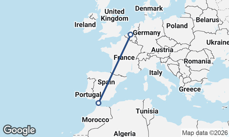 Algeciras to Antwerp