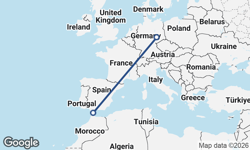 Algeciras to Leipzig