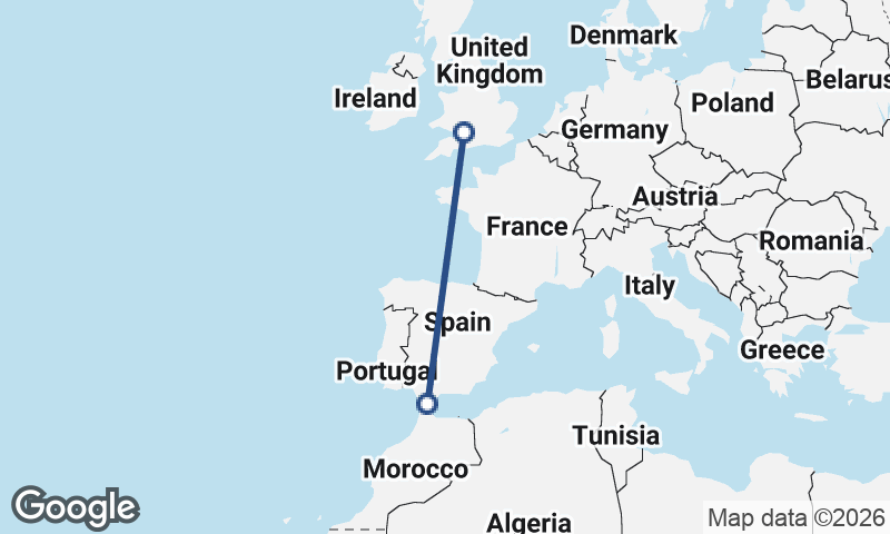 Algeciras to Bristol