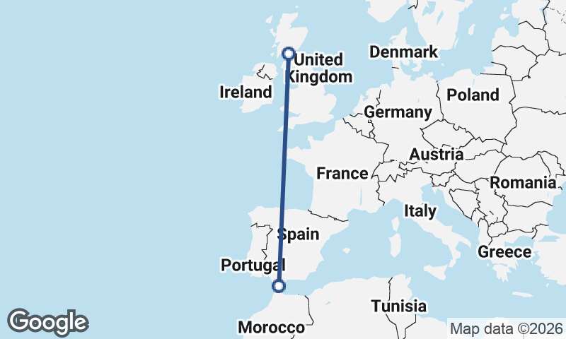 Algeciras to Glasgow