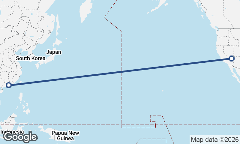 Las Vegas to Shenzhen