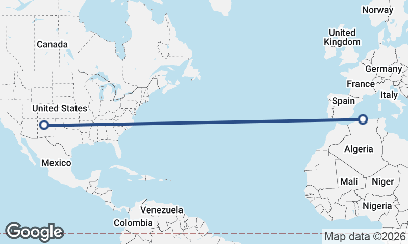 Algiers to Albuquerque