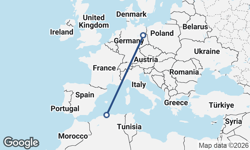 Algiers to Berlin