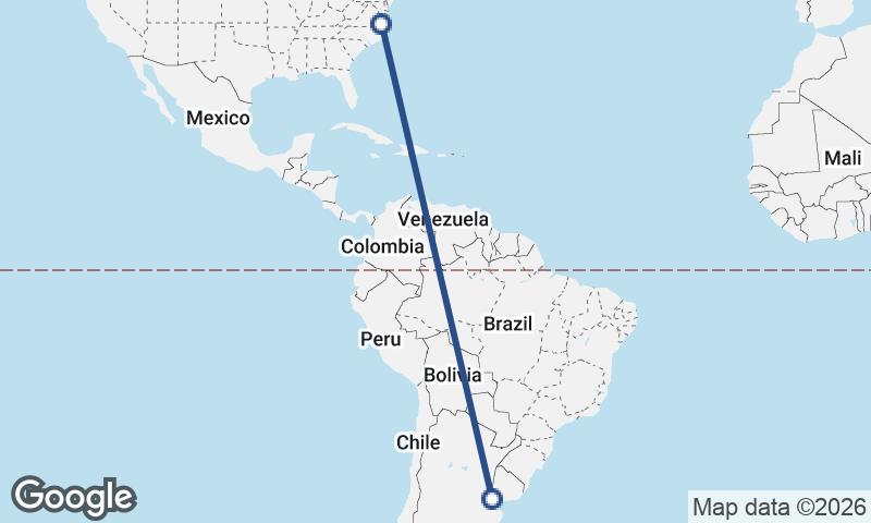 Norfolk to Buenos Aires