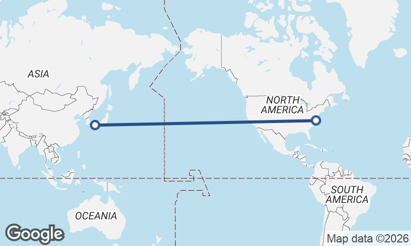 Norfolk to Hiroshima