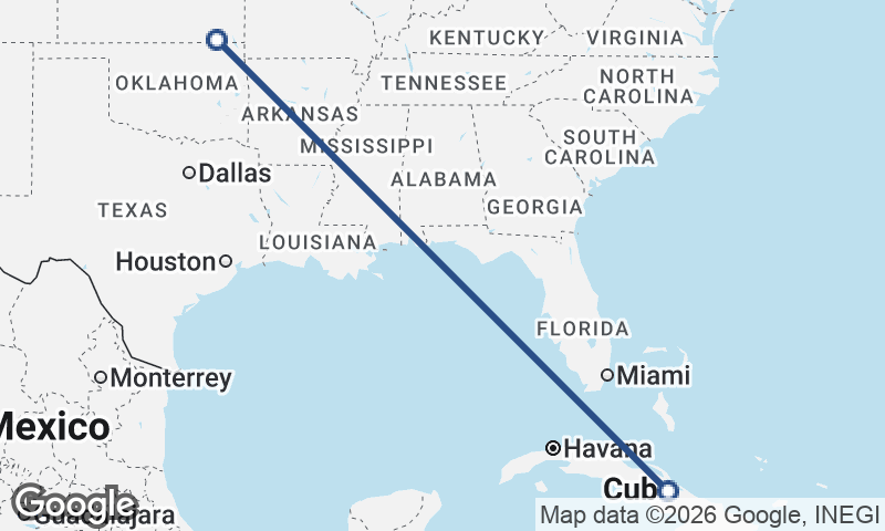 United States to Cuba