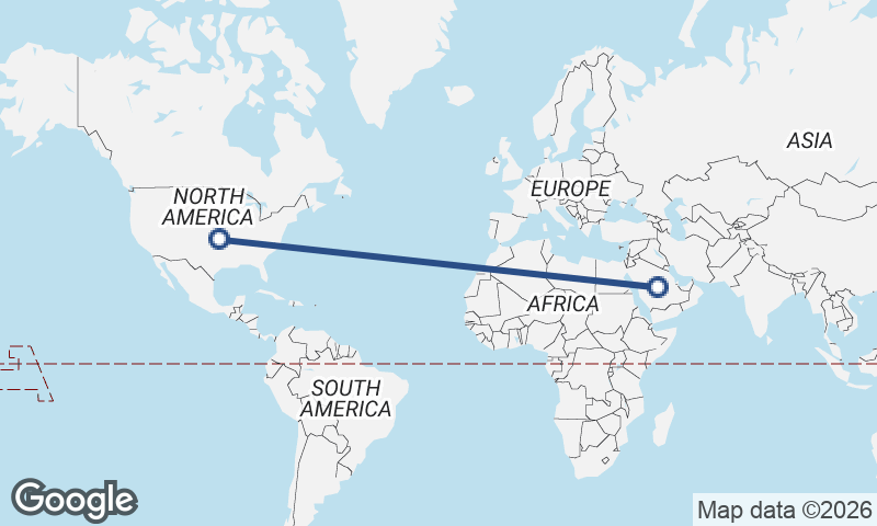 United States to Saudi Arabia