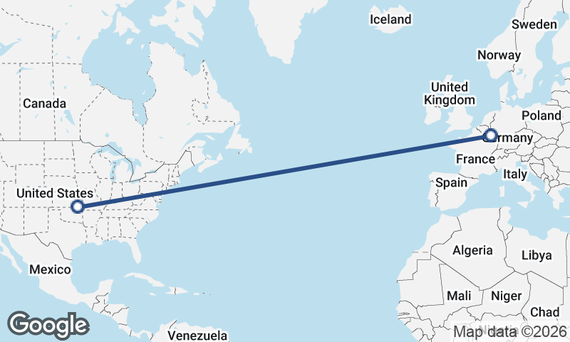 United States to Luxembourg
