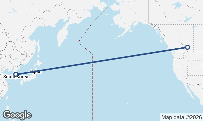 Seoul to Calgary